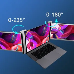 15 Inch Triple Portable Monitor FOPO FHD 1080P HDR IPS Laptop Monitor Screen Extender for Dual Monitor Display