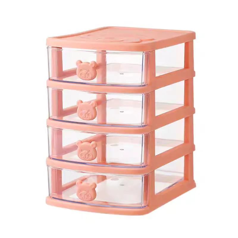 4-layer  Storage Box Drawer Type Sundries Holder Transparent, Jewelry Organizer Box