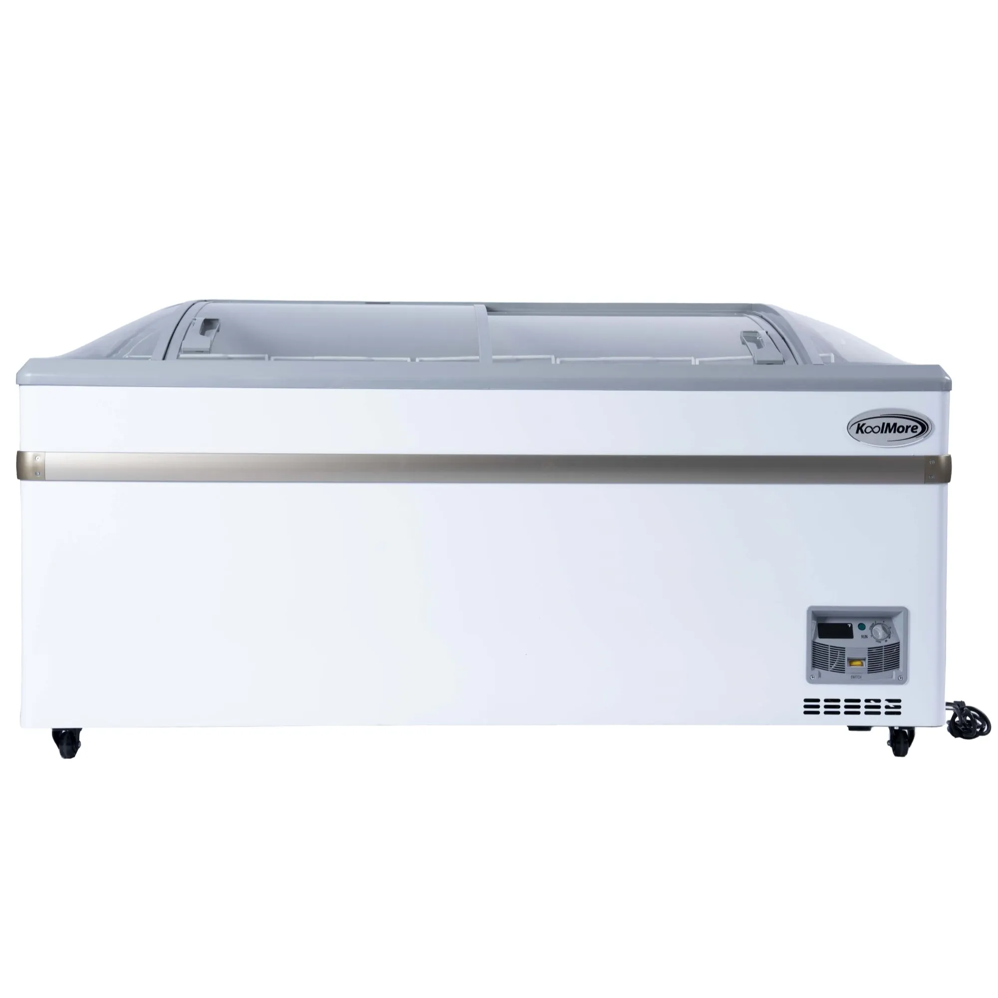 65 Inch Manual Defrost Island Chest Freezer in White, 16 cu. ft. (KM-ISCF-65MD)