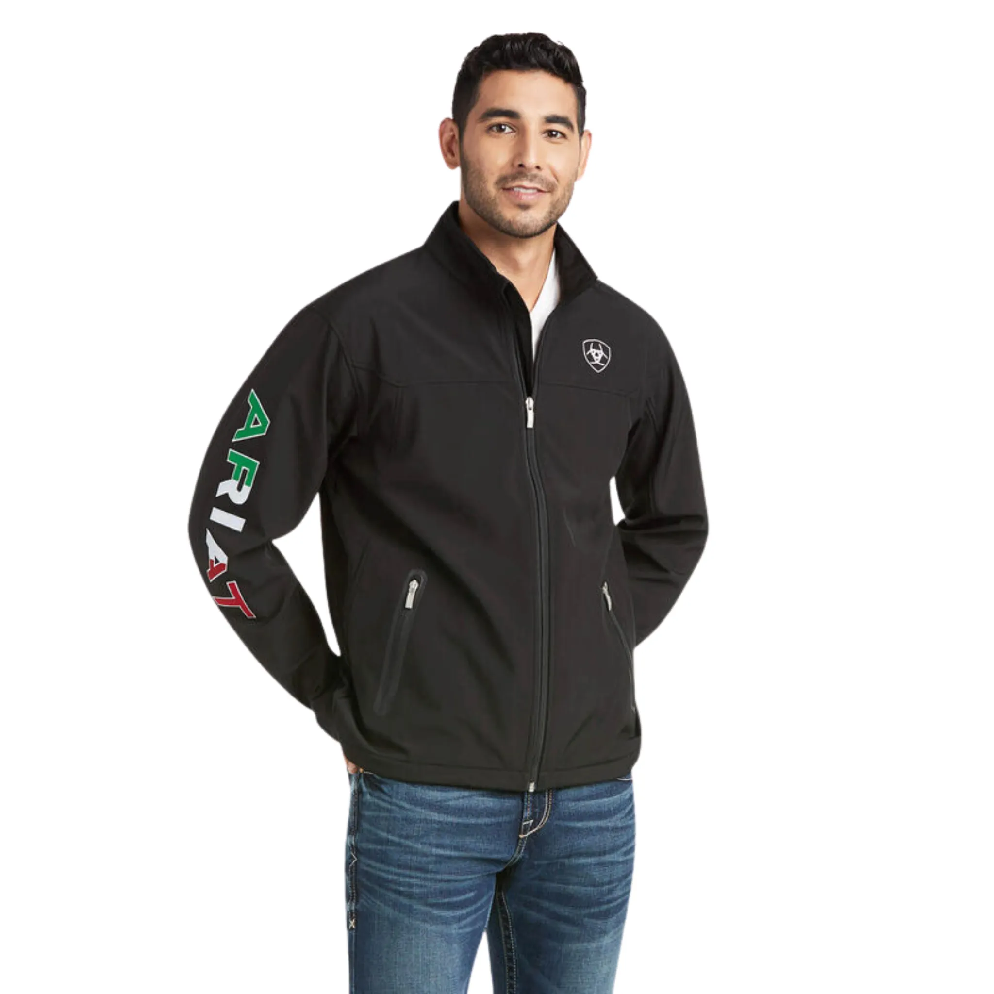 ARIAT MEN'S NEW TEAM SOFTSHELL MEXICO JACKET - 10031424