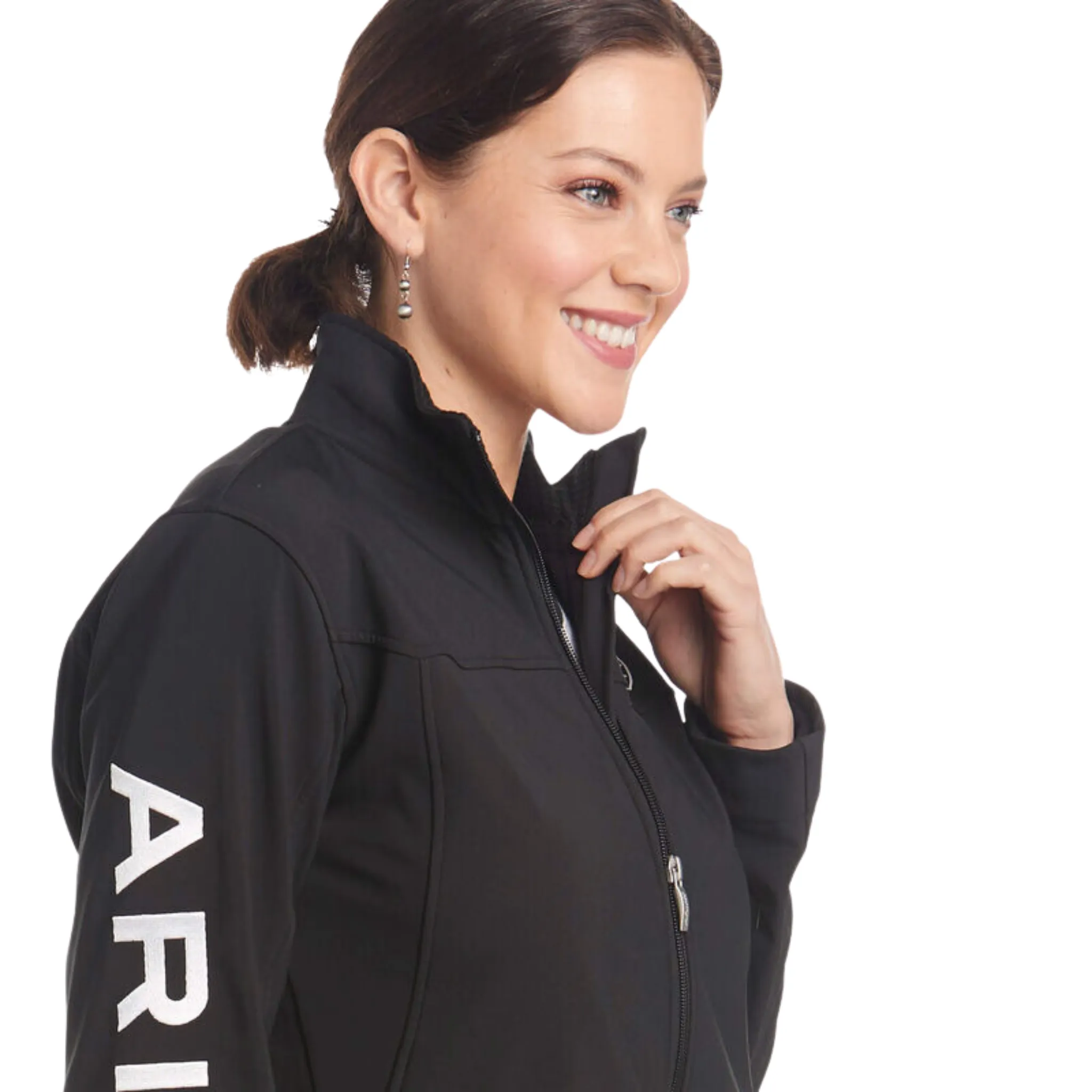 ARIAT WOMEN'S NEW TEAM SOFTSHELL JACKET BLACK - 10019206