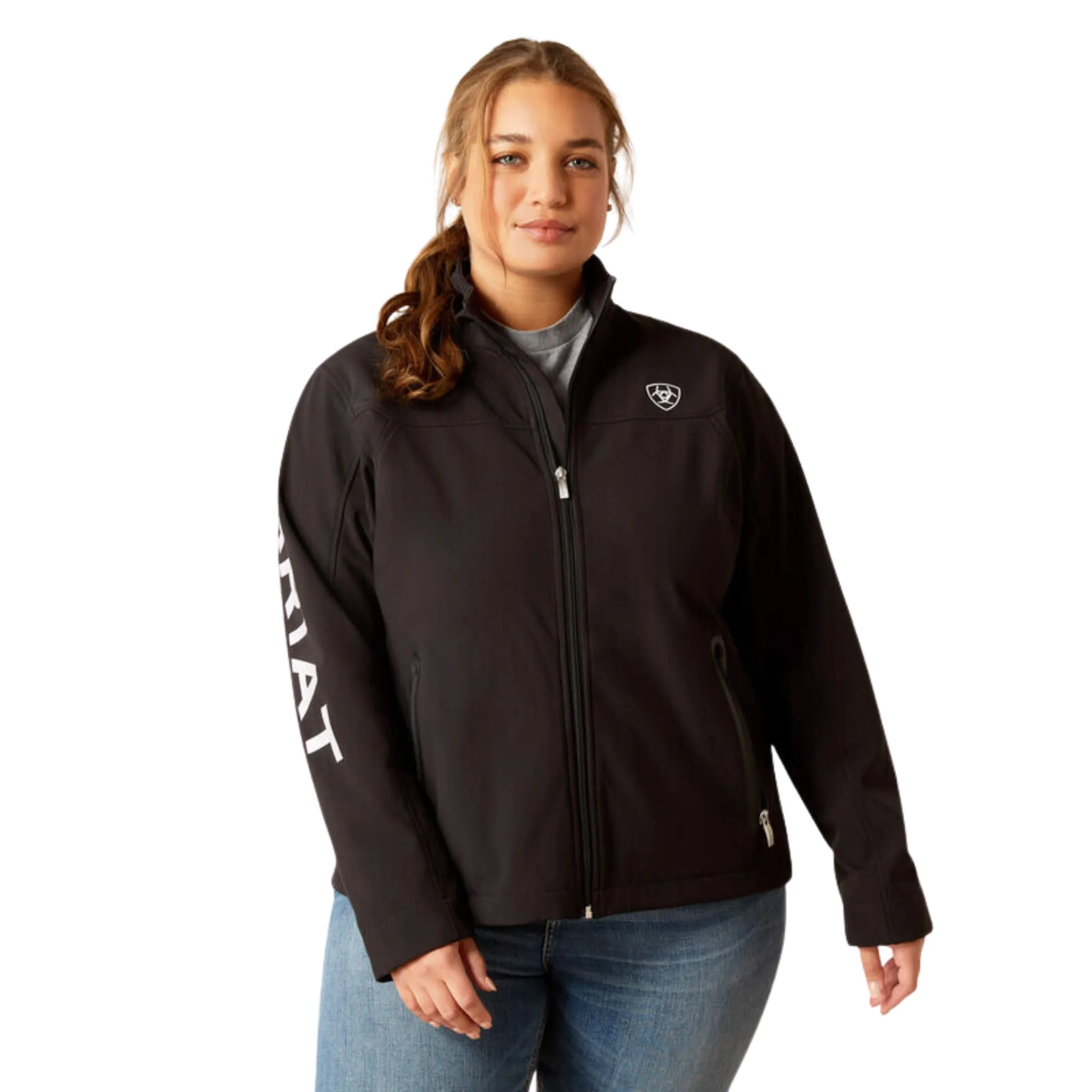 ARIAT WOMEN'S NEW TEAM SOFTSHELL JACKET BLACK - 10019206