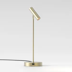 Astro Enna Desk Lamp USB Matt Gold