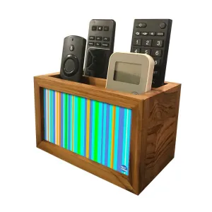 Attractive Remote Control Storage Holder For TV / AC Remotes -  Colorful Strips