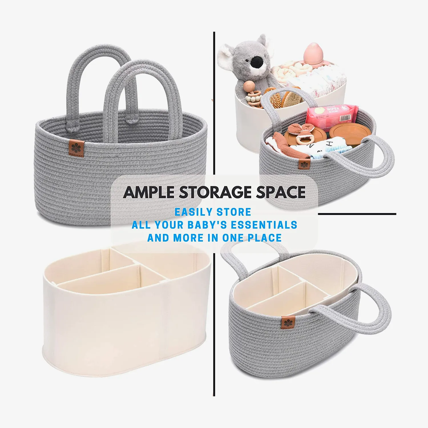 Baby Diaper Caddy Organizer