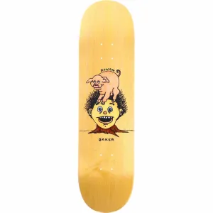 Baker Zorilla Piggy Back Mustard 8.5" Skateboard Deck