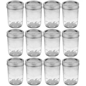 Ball Mason Jar Half Pint 240ml 8oz Regular - Set of 12