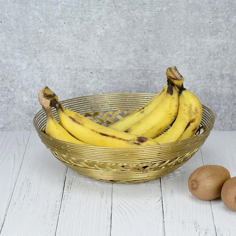 Belvo Fruit Basket - Gold