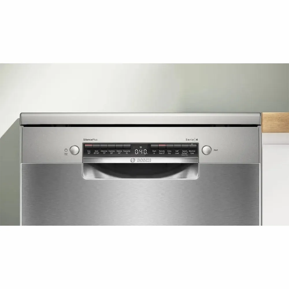 Bosch Series 4 60CM Freestanding Dishwasher - Stainless Steel | SMS4EMI06G