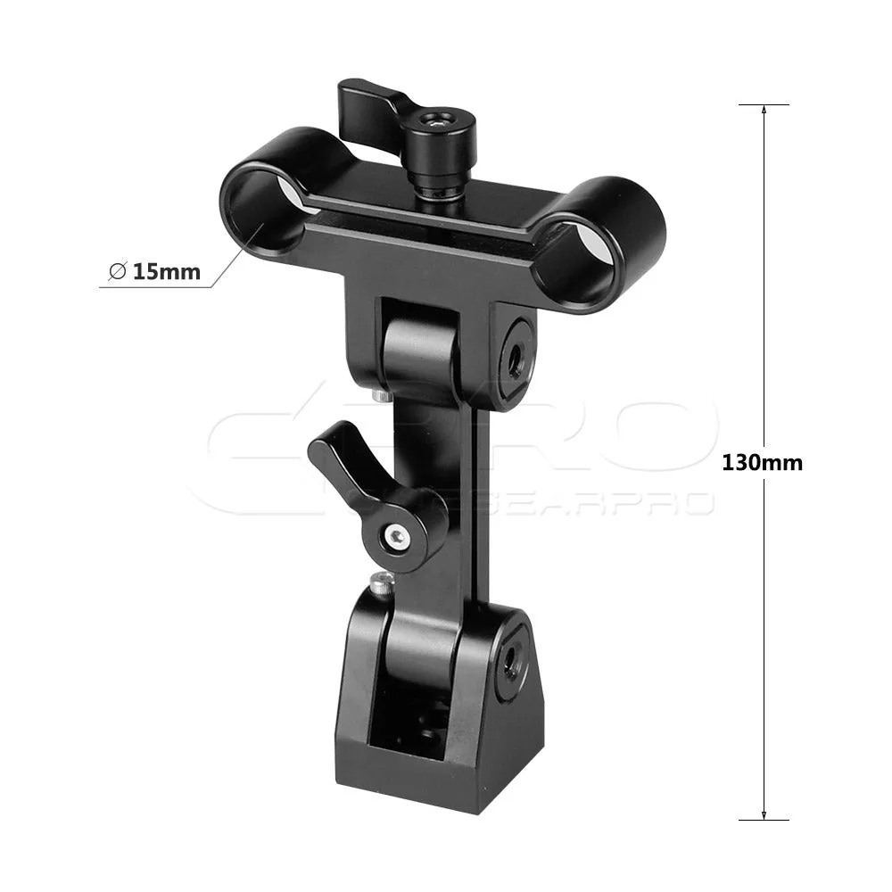 CGPro Angle Adjustable 15mm Rail Clamp