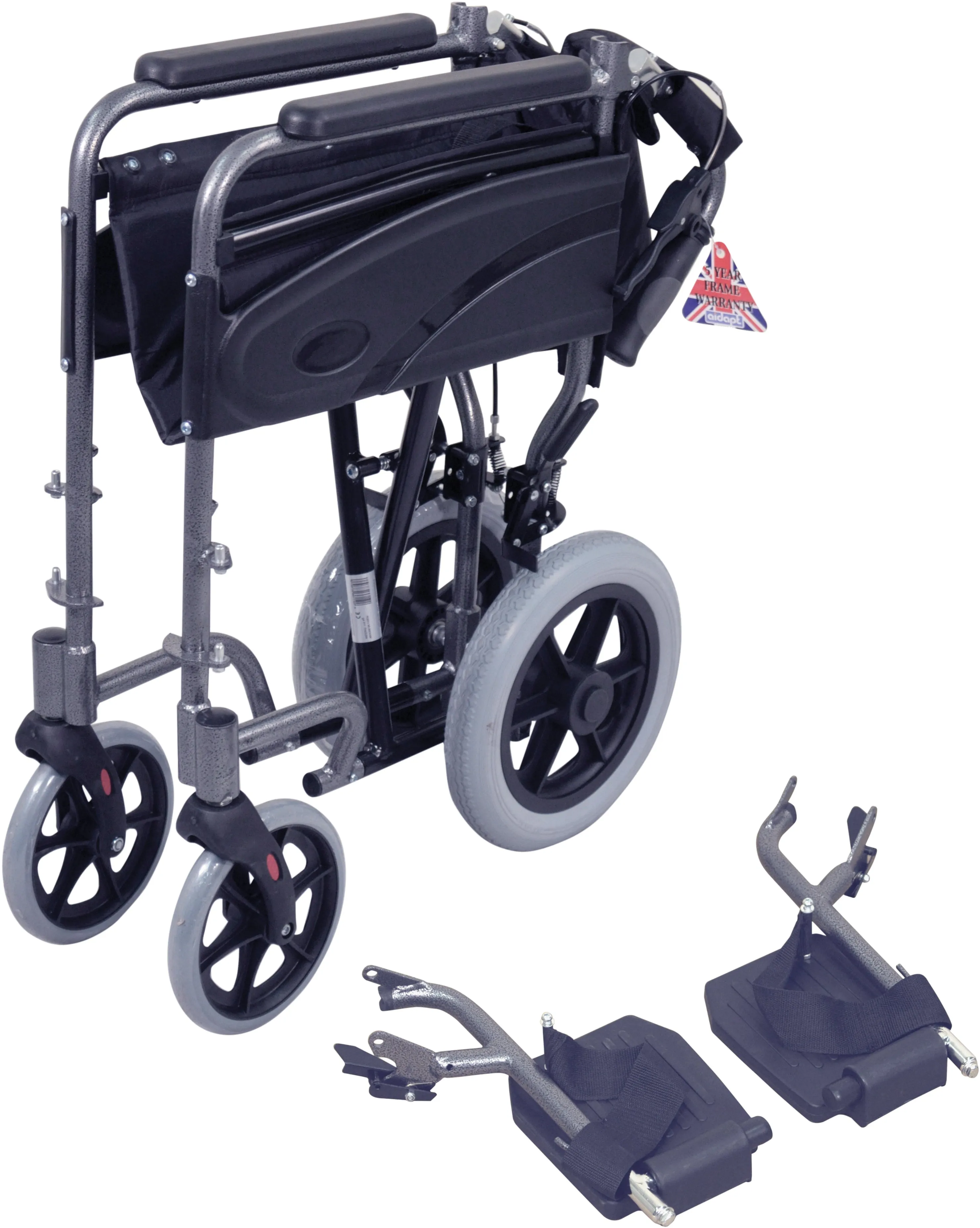 Compact Transport Aluminium Wheelchair