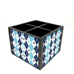 Desk Organizer For Stationery -  Blue Diamond Everywhere