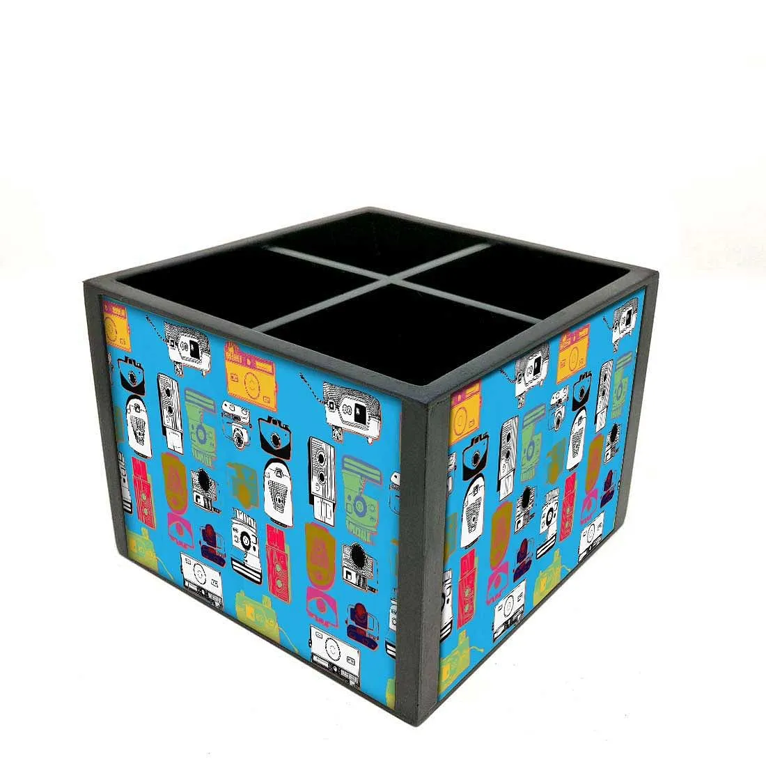 Desk Organizer For Stationery - Colourful shot cameras