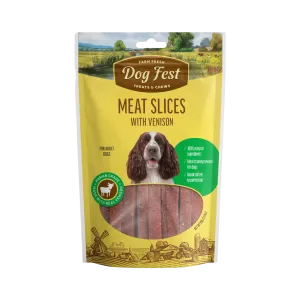 DOGFEST SLICES WITH VENISON TREATS