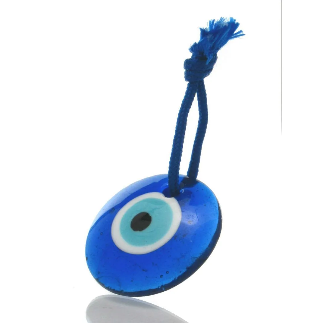 Evil Eye Glass Ornament 1 3/8