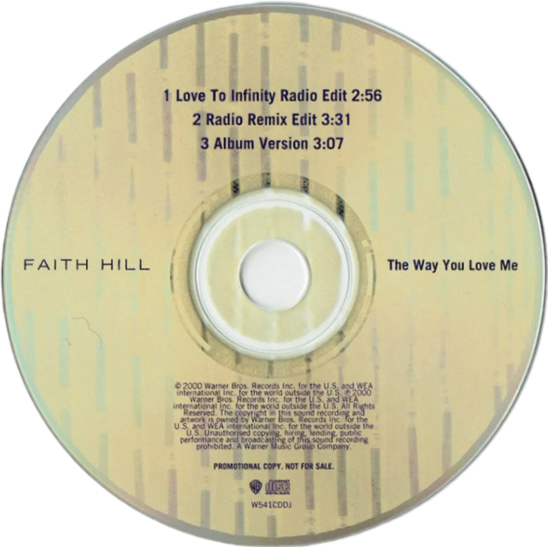 Faith Hill: The Way You Love Me - UK Promo CD Single (NM/NM)