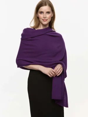 FlexKnit Purple Cashmere Wrap