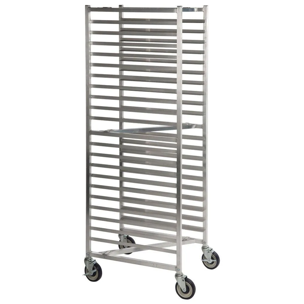 Focus Foodservice 20-Tier Welded Aluminum Sheet Pan Rack / Bun Tray Rack with Z-Frame- FAZNBR20