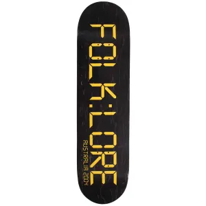 Folklore - Clock Yellow 8.0 Skateboard Deck