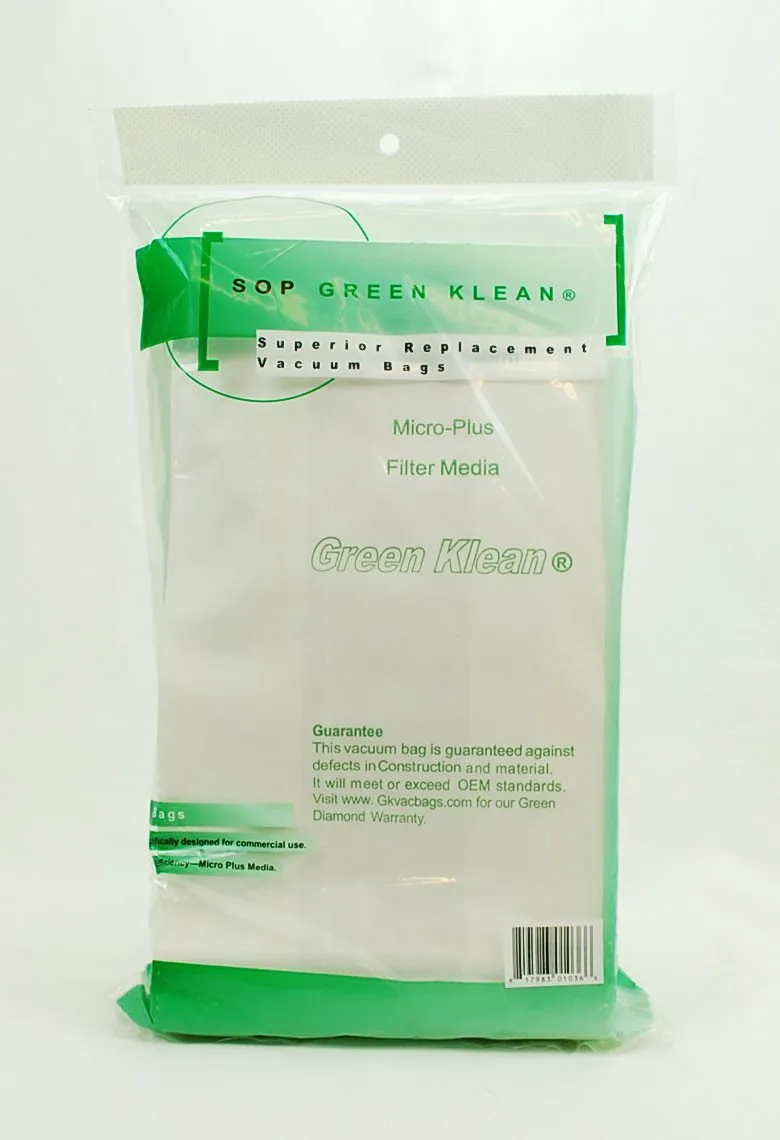 Green Klean Oreck Style CC & XL Micro-Plus Vacuum Bags 8 pack