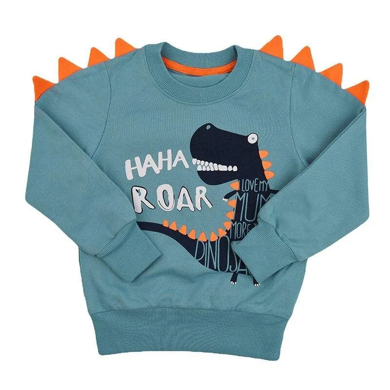 I Love Mum More Than Dinosaurs: 2-6 Years Kids Baby Toddler Unisex Sweatshirts Infant Funny Spring Summer Boy Girl Clothes