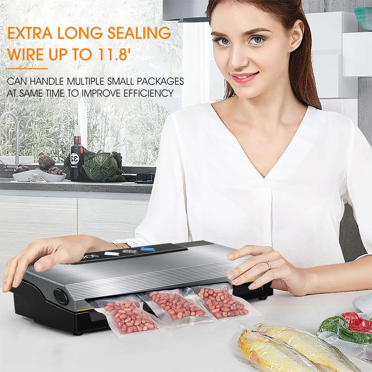 KOIOS VS2233  80Kpa Automatic Food Vacuum Sealer