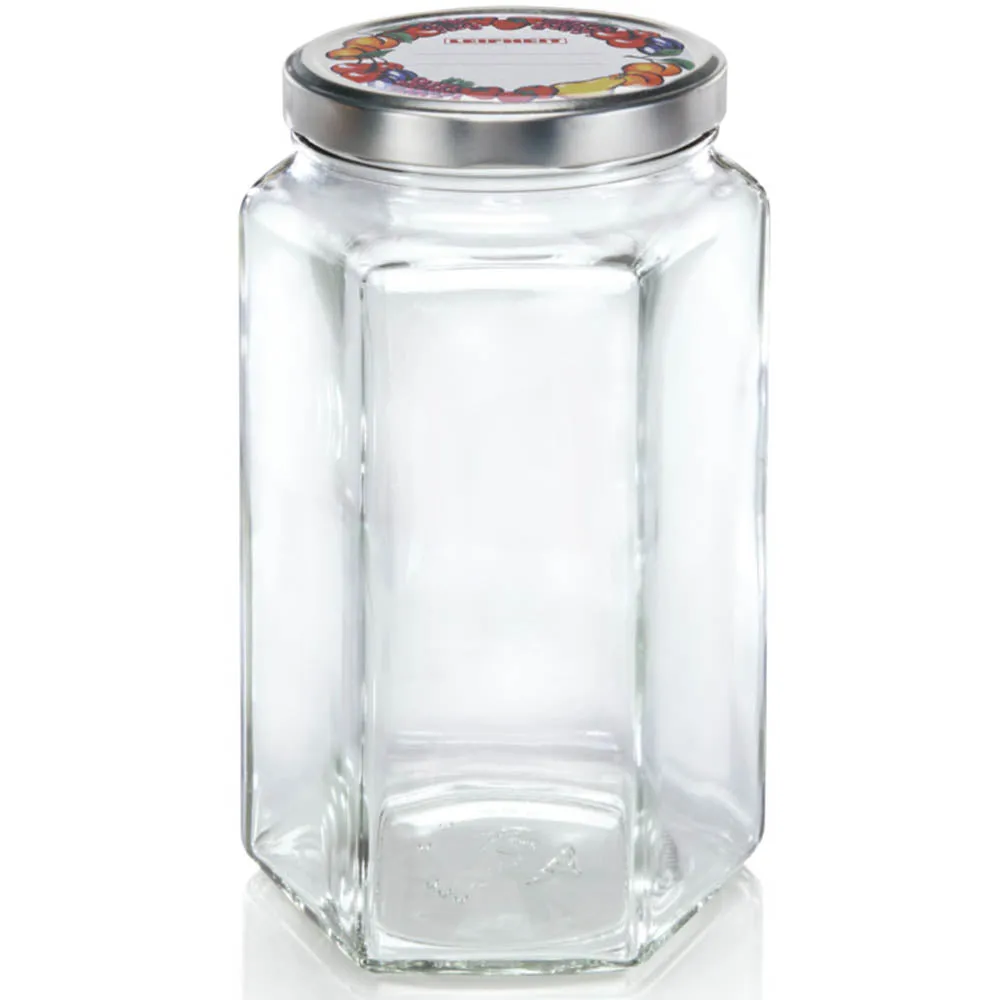 LEIFHEIT Hexagonal Kitchen Jar 1700ml L03212