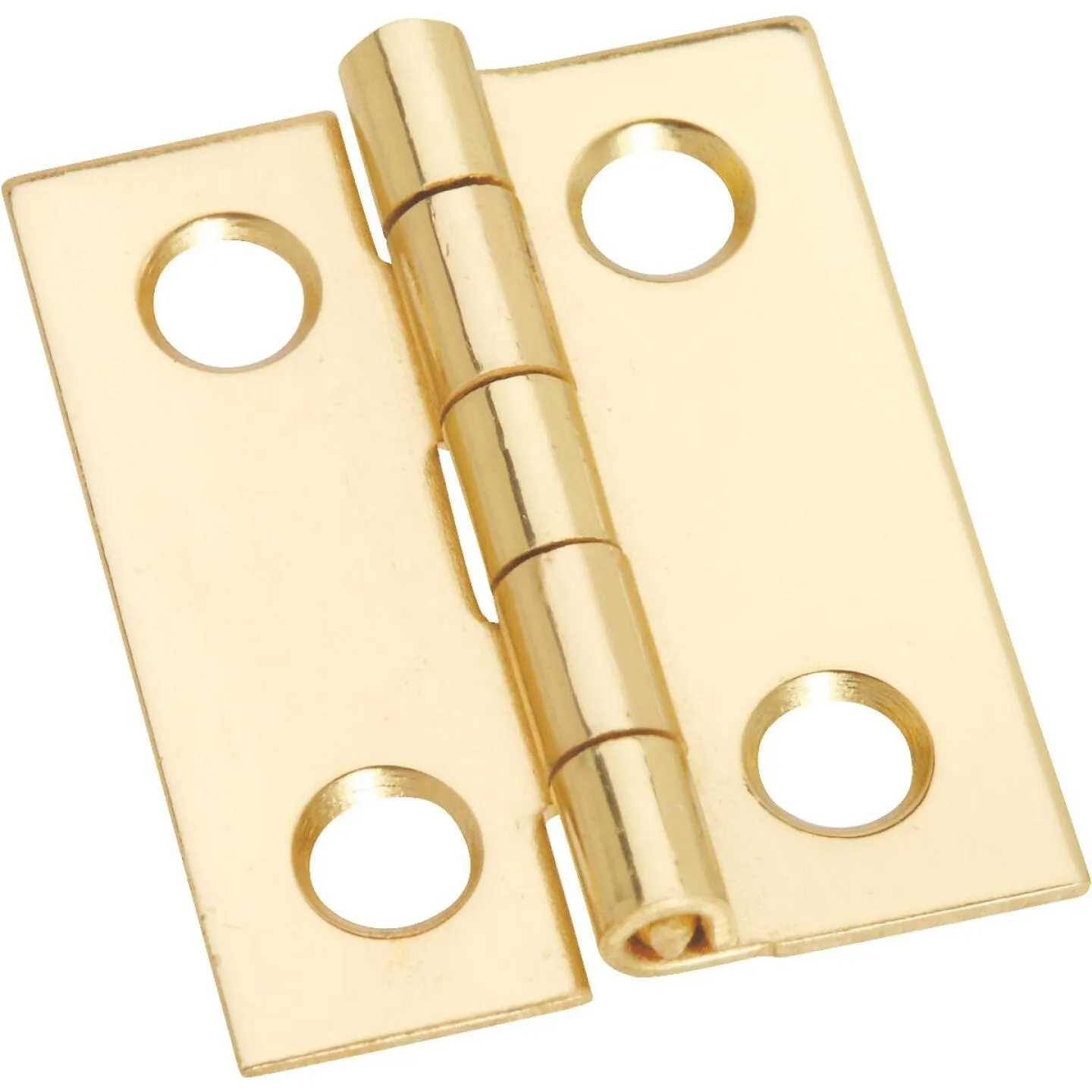 National 1 In. x 13/16 In. Medium Clear Coat Decorative Hinge