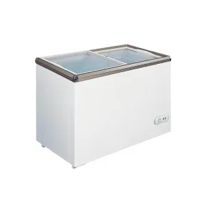 Nella 29" Ice Cream Freezer With Flat Glass Top 5.3 Cu. Ft. - 45291