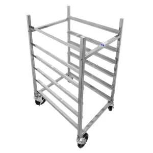 Nella 6-Tier Stainless Steel Pan Rack / Bun Tray Rack with Square Top - 27055