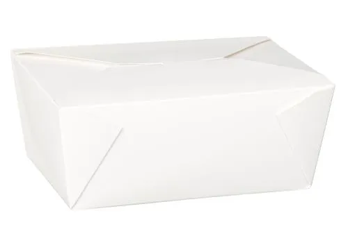 No4 White Food Boxes (96oz)