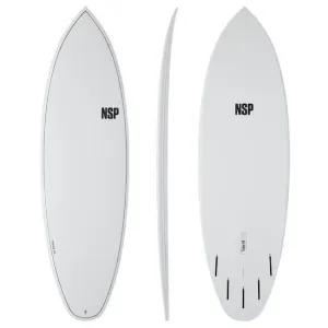 NSP 6’6 Elements Tinder D8 White Surfboard