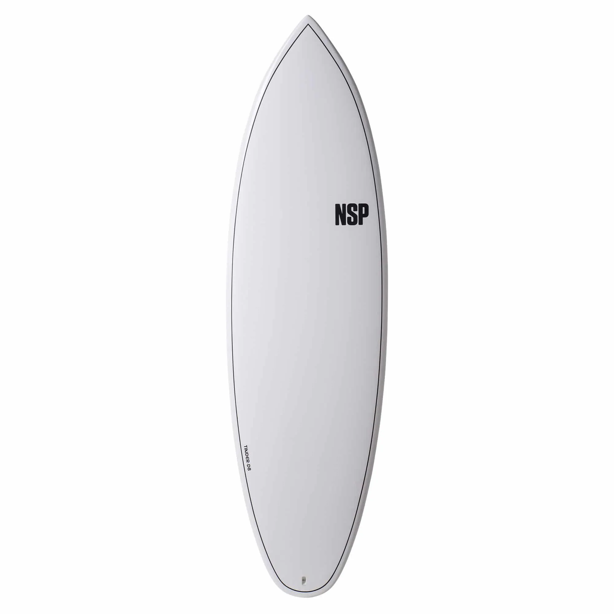 NSP 6’6 Elements Tinder D8 White Surfboard