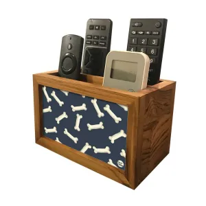 Organizer For TV AC Remotes -Bones Blue