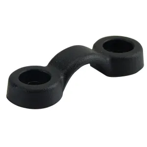 Plastic Black Bridge Eye Low Profile Saddle