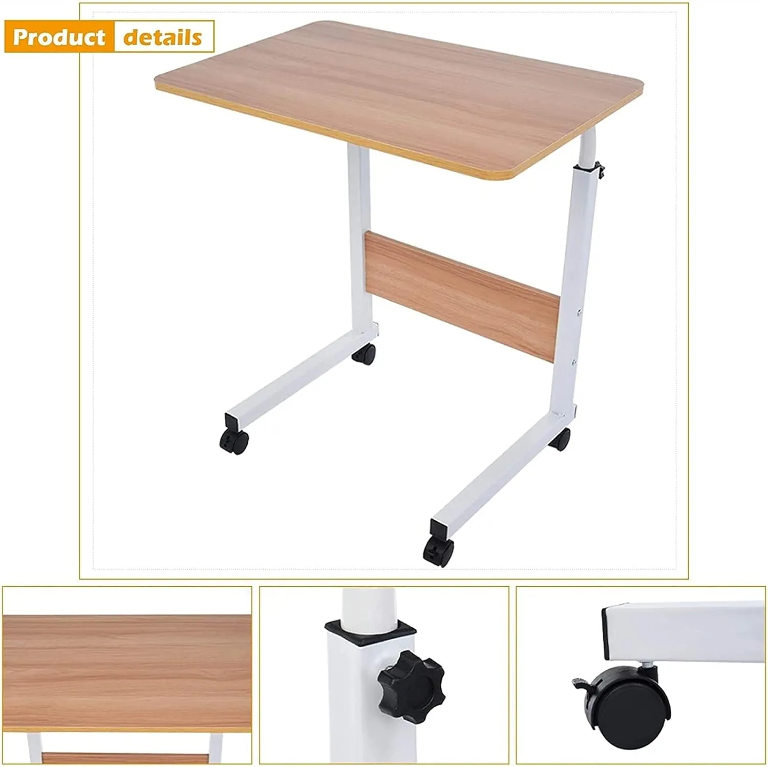 Portable Height Adjustable Muilt-Functional Workstation Desk With Wheels Ws6040