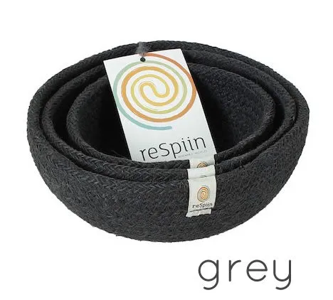 ReSpiin Jute Mini Bowl Set