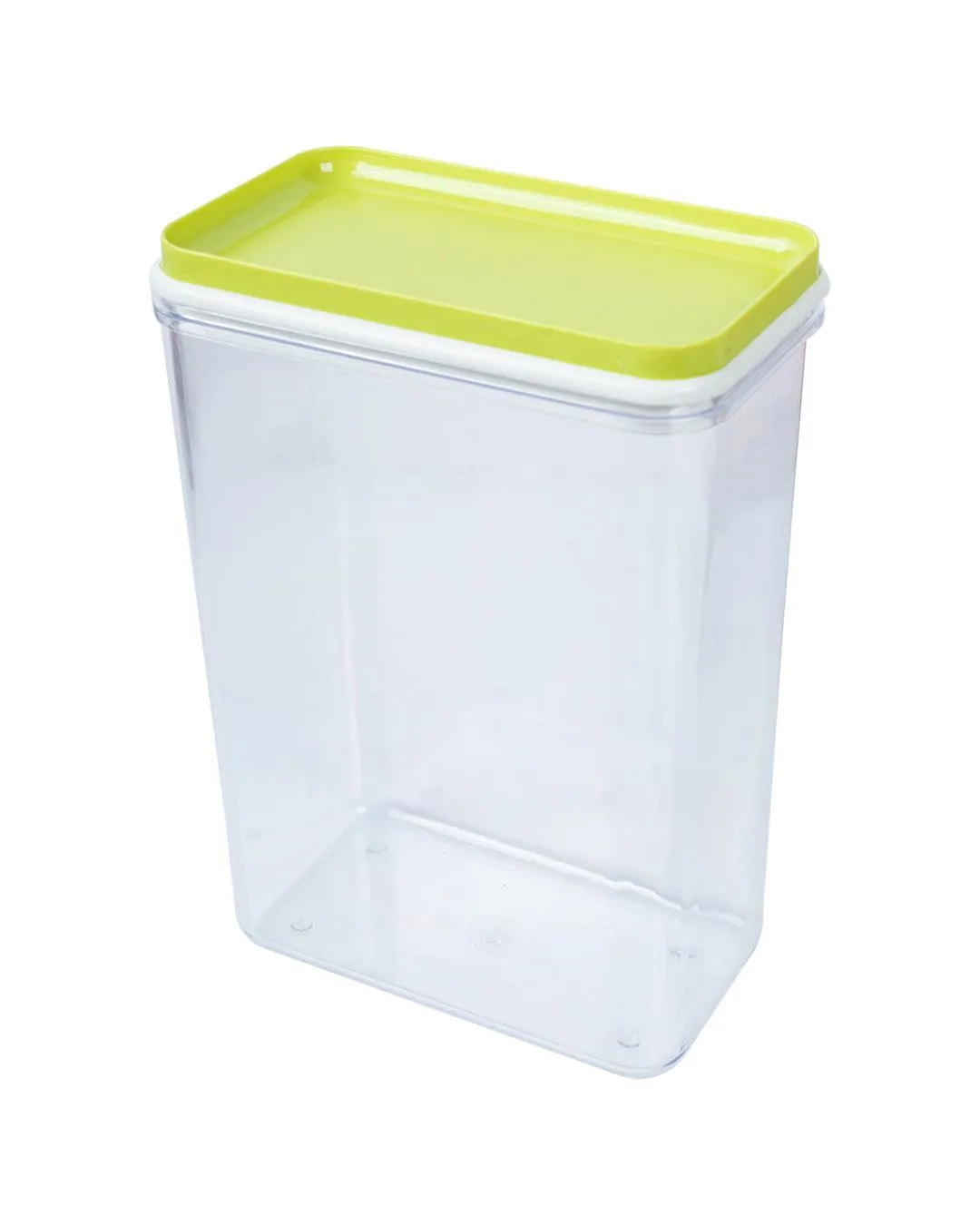 Sealed Jar, Green, Plastic, 1.3 Litre