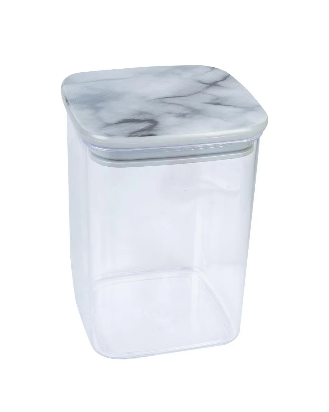 Sealed Jar, Grey, Plastic, 900 mL