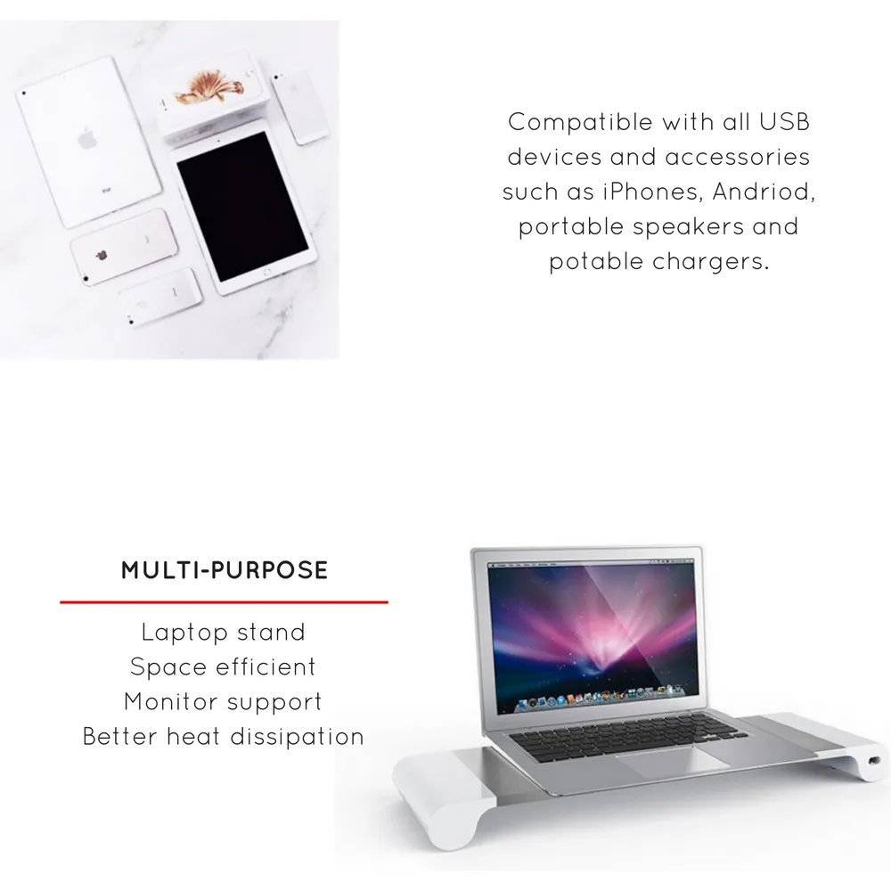 Shoppy USB Multi-Board Monitor Stand