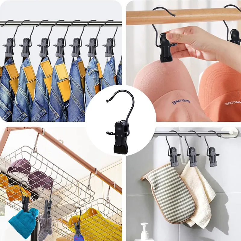 Space Saving Portable Travel Hangers Clips(10pcs)