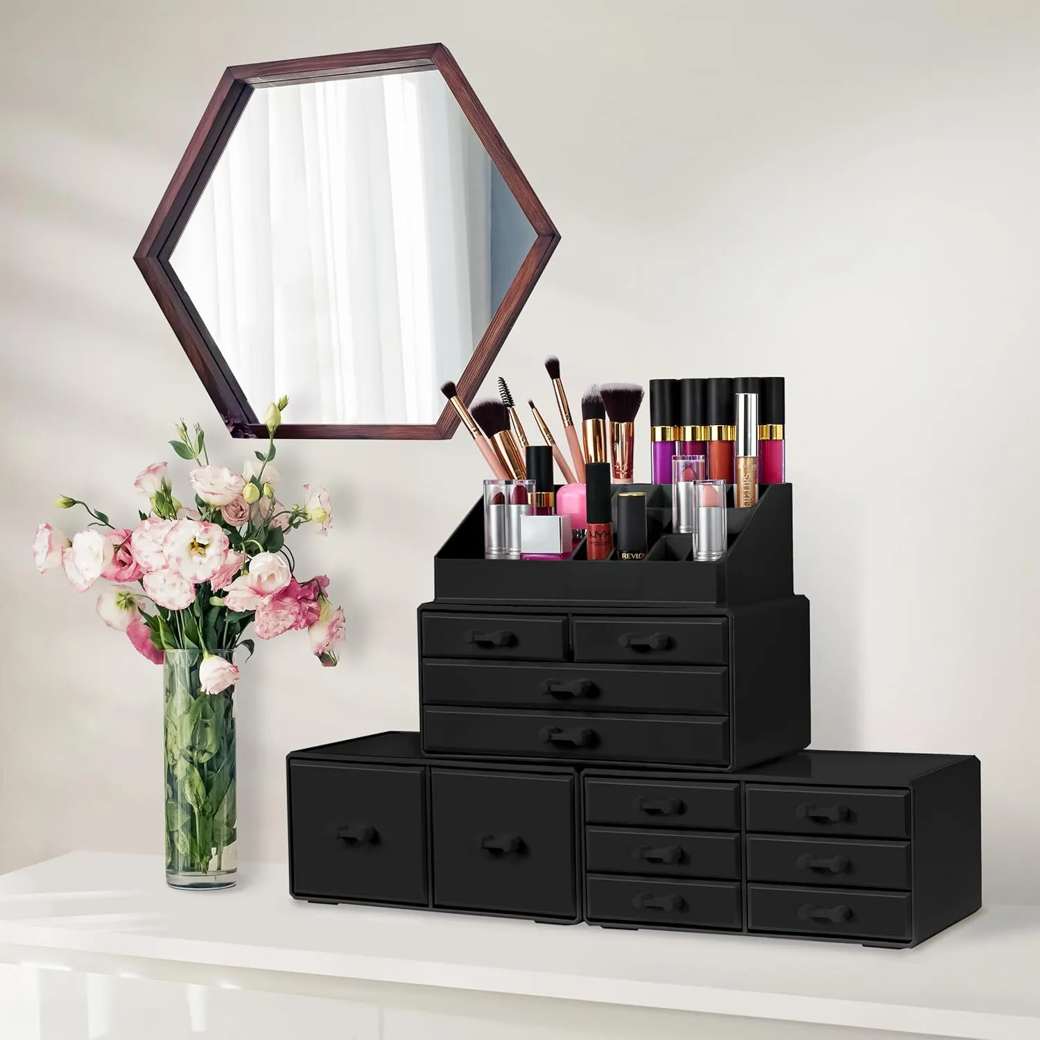 Stackable Makeup Organizer (12 Drawer)