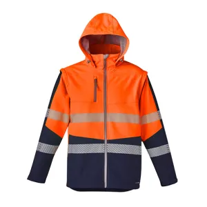 Syzmik Workwear | Unisex 2 in 1 Stretch Softshell Taped Jacket | ZJ453