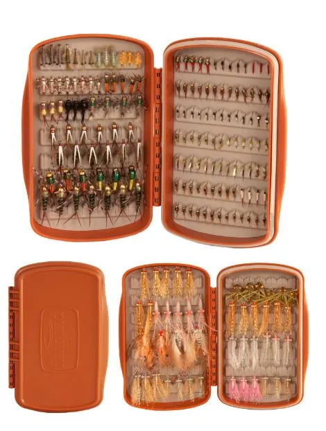 Tacky Pescador Fly Box - Small - Burnt Orange