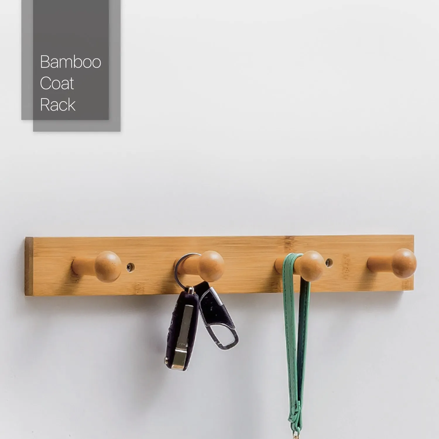 Wall Mounted Coat Hook - Natural