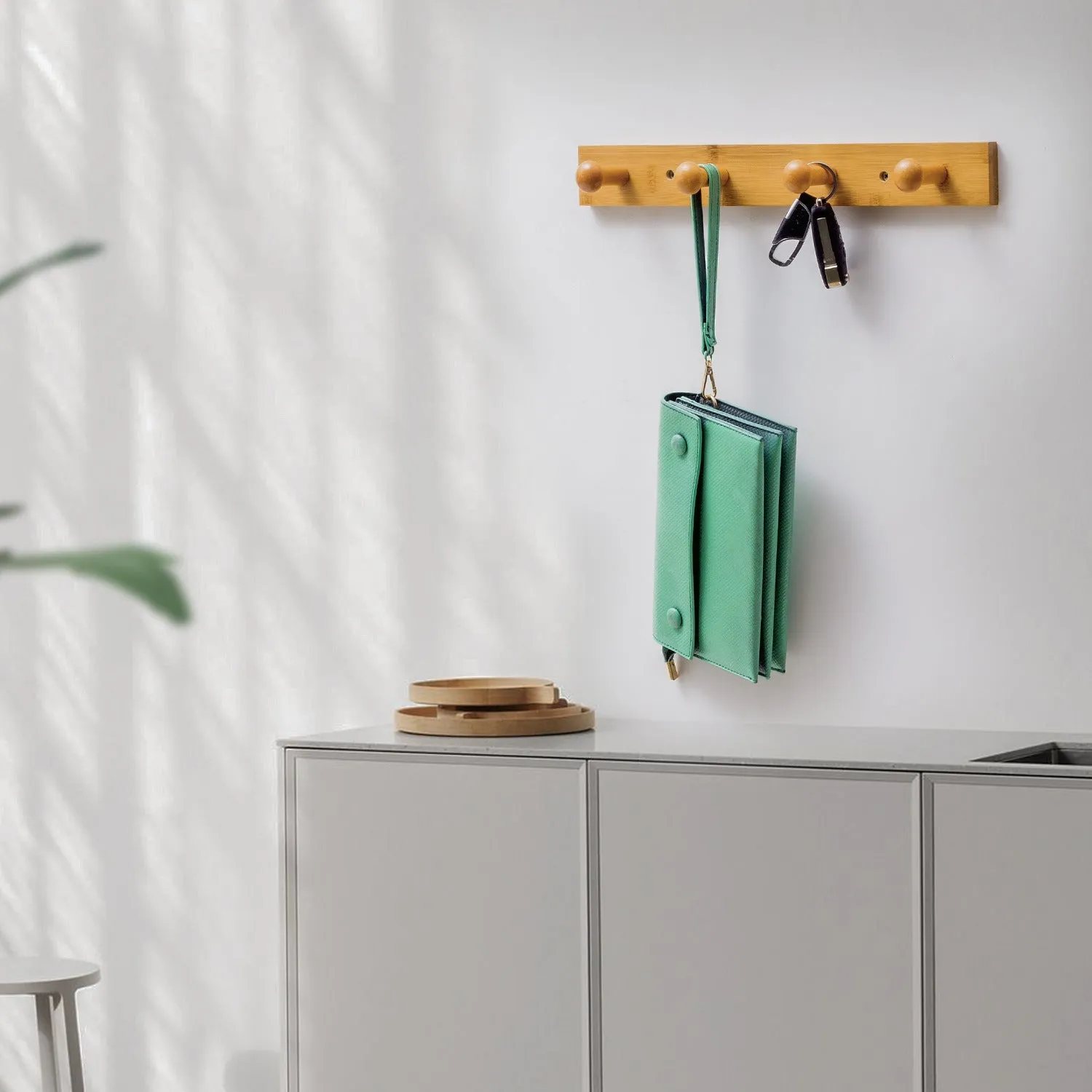 Wall Mounted Coat Hook - Natural