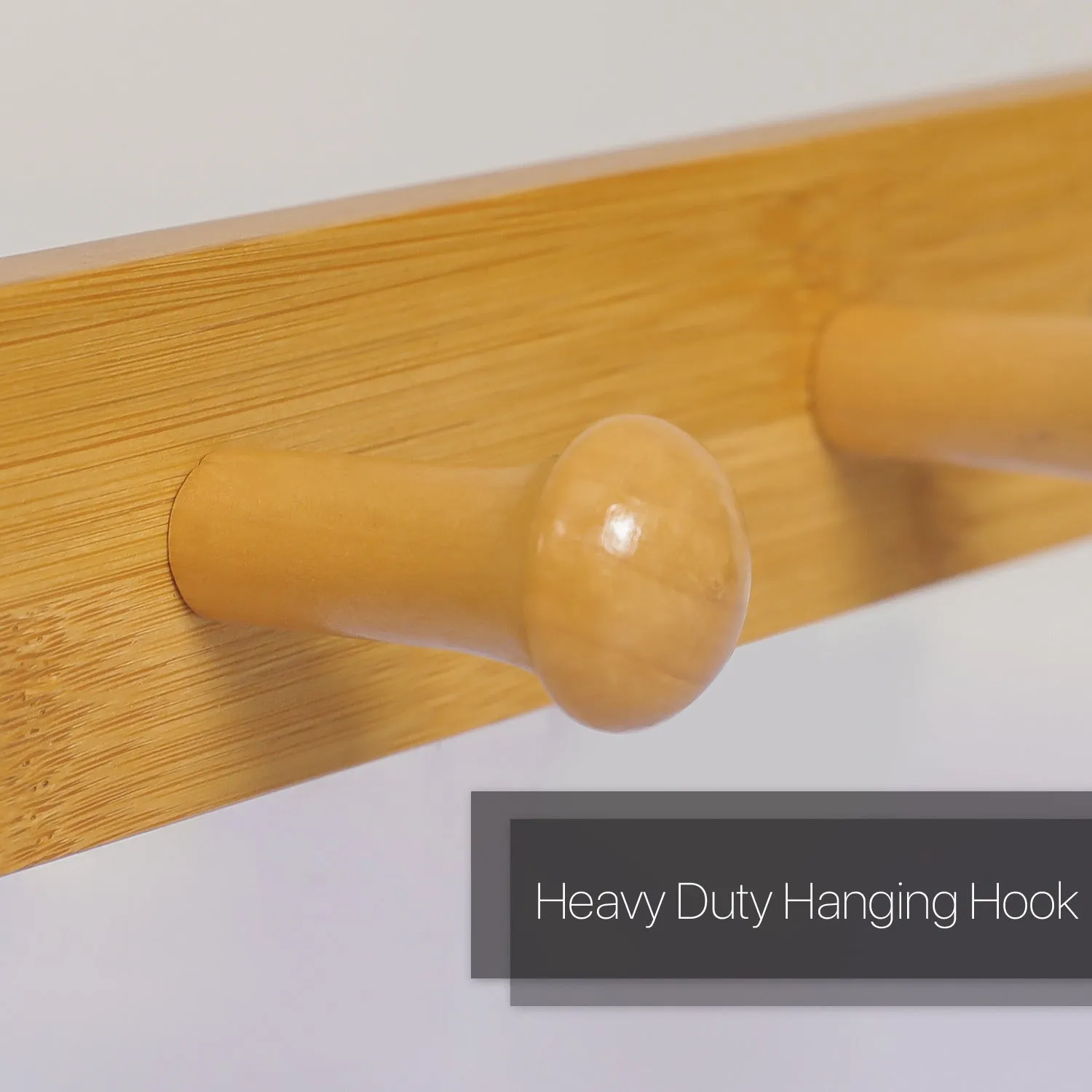 Wall Mounted Coat Hook - Natural