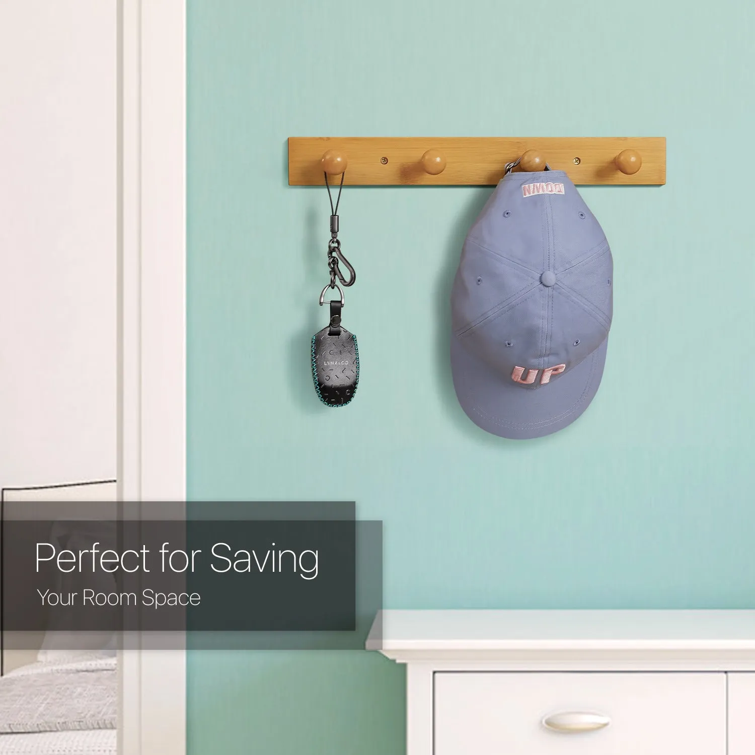 Wall Mounted Coat Hook - Natural