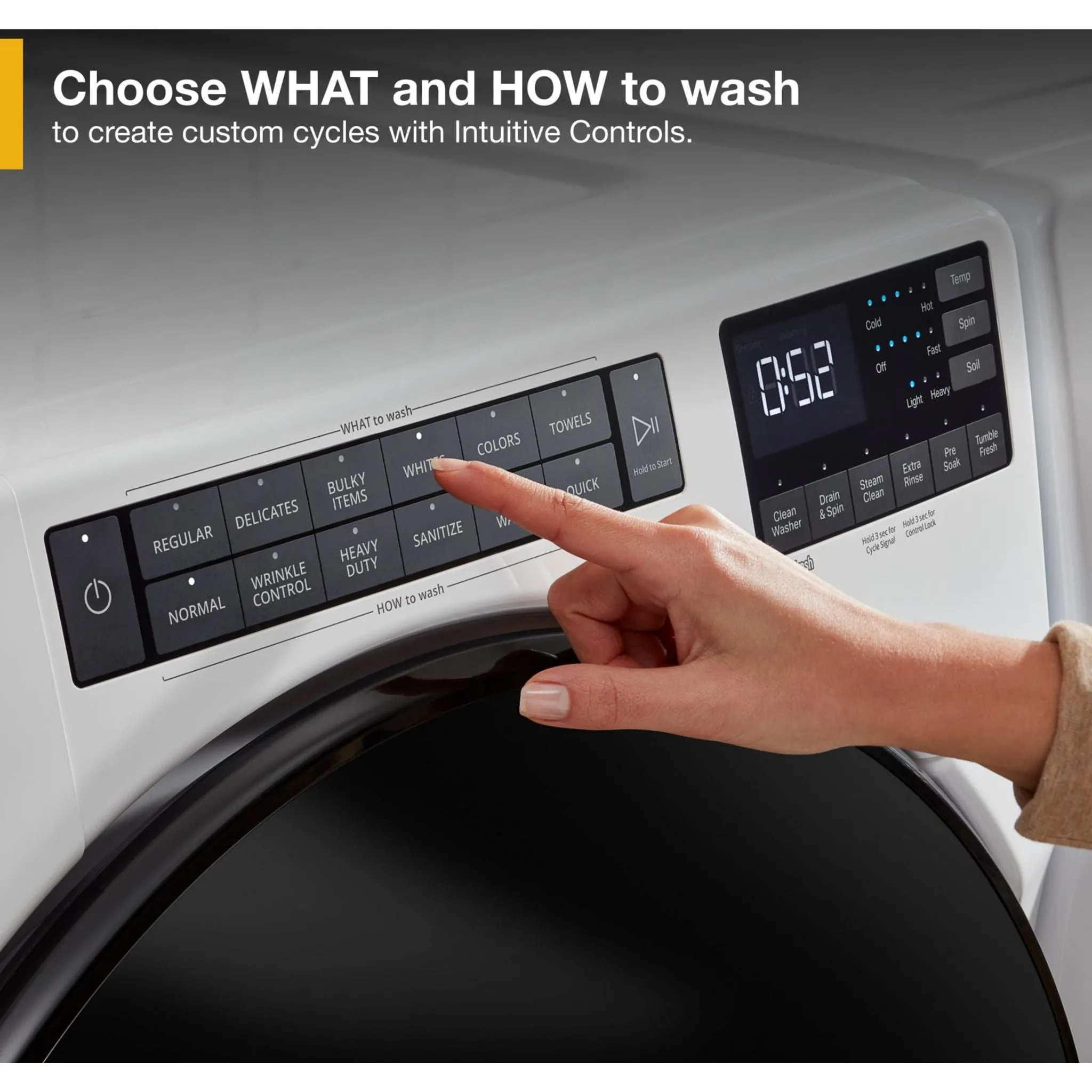 Whirlpool 5.2 cu. ft. I.E.C. Front Load Washer with Quick Wash Cycle (WFW5605MW)