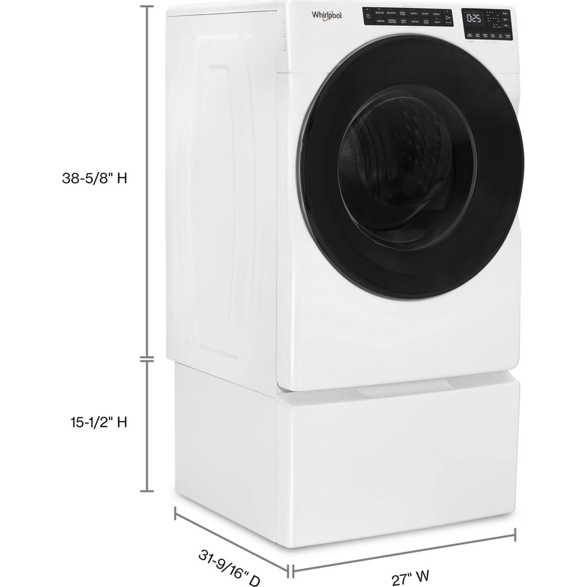 Whirlpool 5.2 cu. ft. I.E.C. Front Load Washer with Quick Wash Cycle (WFW5605MW)